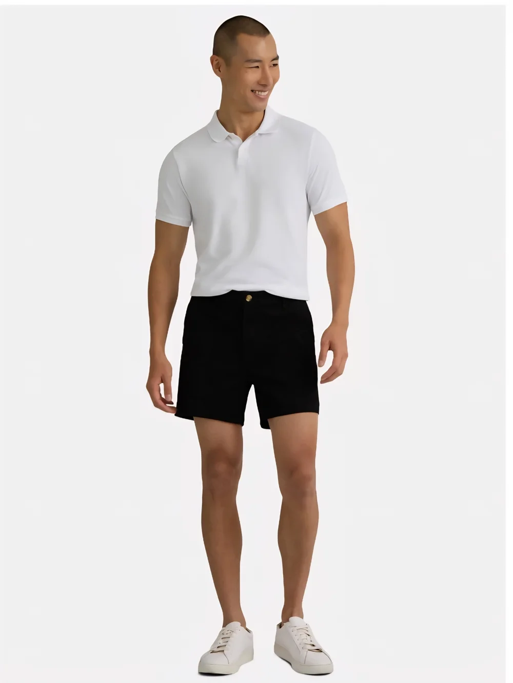 George Men's Relaxed Stretch Twill Flat Front Shorts, 9